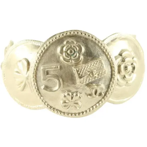 Pre-owned Jewellery, female, , Size: ONE SIZE Metal Jewelry with Date Code - Made in Italy - Chanel Vintage - Modalova