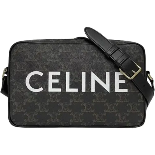 Pre-owned Cross Body Bags, female, , Size: ONE SIZE Pre-owned Canvas celine-bags - Celine Vintage - Modalova