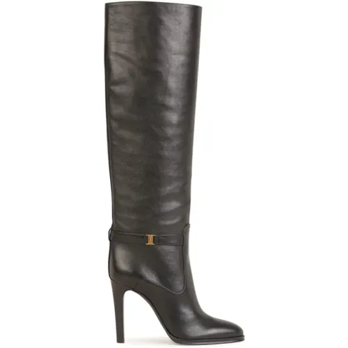 Classic Leather Boots , female, Sizes: 3 UK - Saint Laurent - Modalova