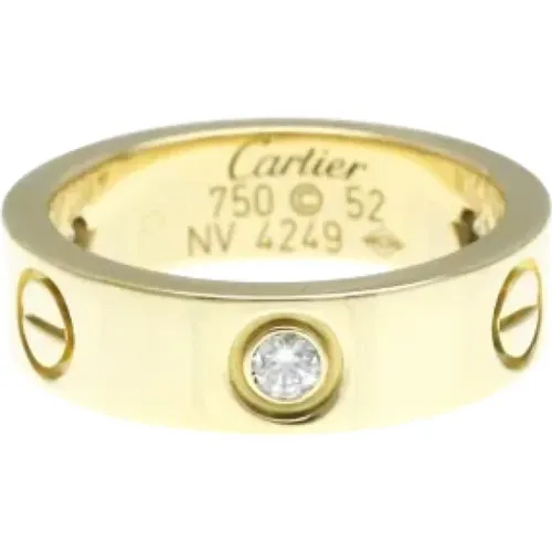 Pre-owned Gold rings , female, Sizes: ONE SIZE - Cartier Vintage - Modalova