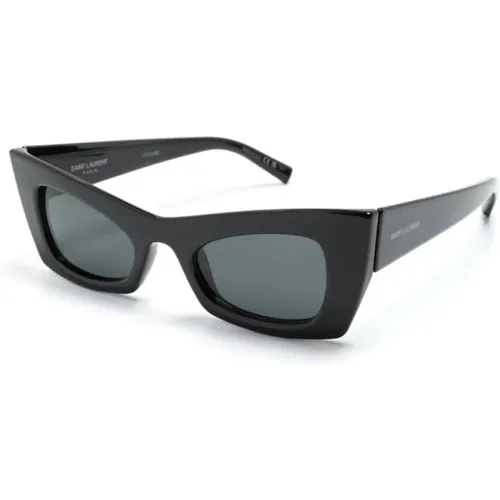 SL 702 001 Sunglasses , female, Sizes: 49 MM - Saint Laurent - Modalova