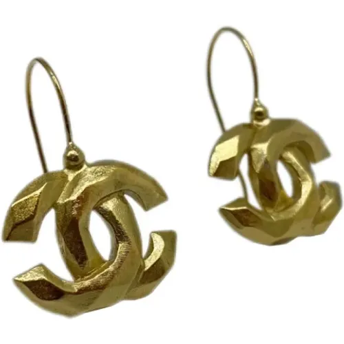 Pre-owned Jewellery, female, , Size: ONE SIZE Pre-owned Metal earrings - Chanel Vintage - Modalova