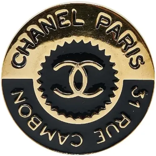 Pre-owned Jewellery, female, , Size: ONE SIZE Pre-owned Metal brooches - Chanel Vintage - Modalova