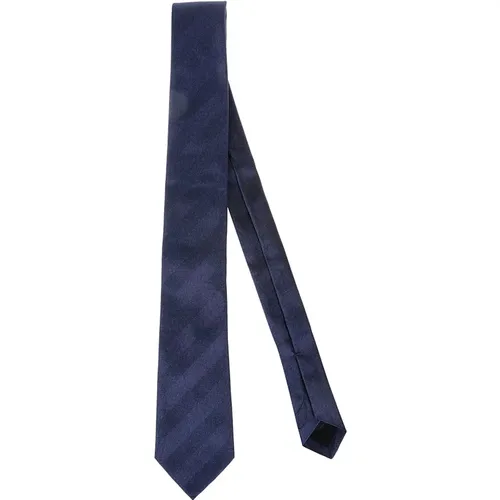 Ties, male, , Size: ONE SIZE Hand-Sewn Tailored Silk Tie - Errico Formicola - Modalova