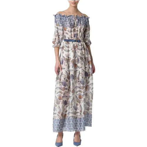 Jura Paisley Print Dress , female, Sizes: L, XS - Kocca - Modalova