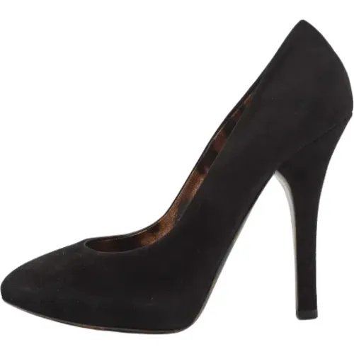 Pre-owned Suede heels , female, Sizes: 4 1/2 UK - Dolce & Gabbana Pre-owned - Modalova
