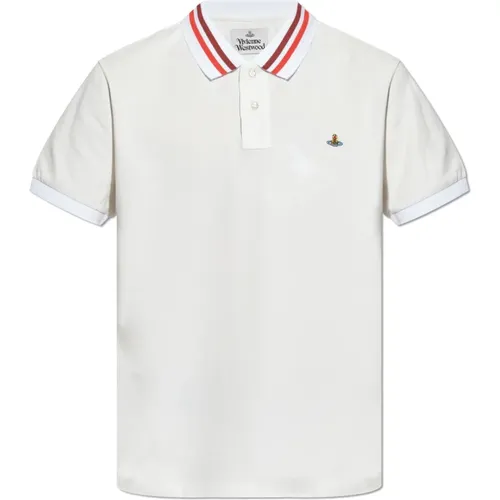 Polo Shirts, male, , Size: S Polo with Logo - Vivienne Westwood - Modalova