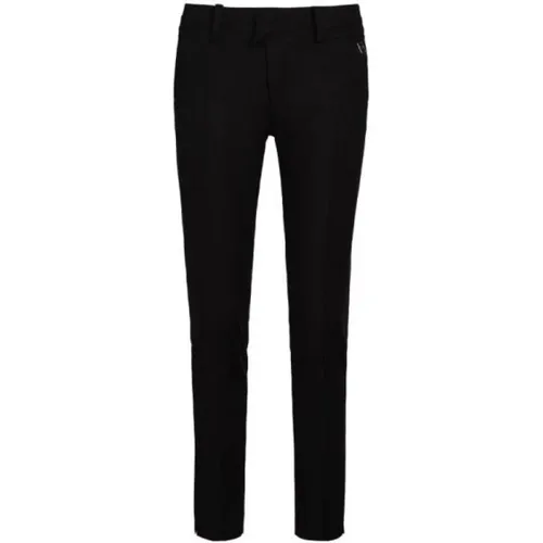 Hochtaillierte schwarze schmal zulaufende Hose , Damen, Größe: XS - Josh V - Modalova