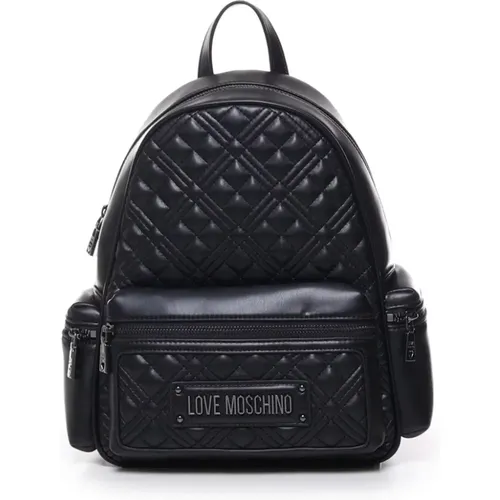Schwarze Moschino Tasche , Damen, Größe: ONE Size - Love Moschino - Modalova