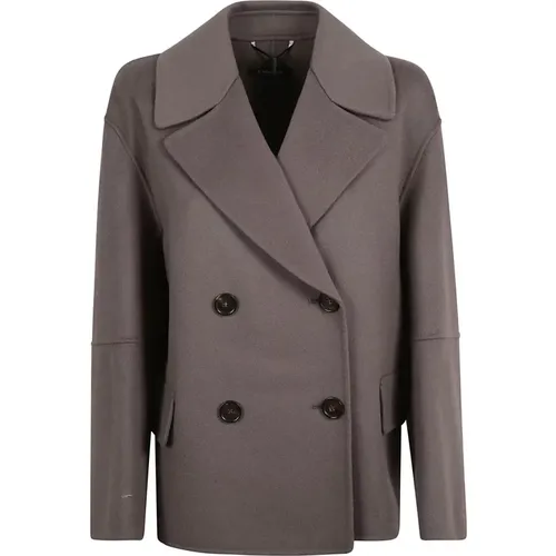 Graue Cape Jacken für Frauen , Damen, Größe: XS - Max Mara - Modalova