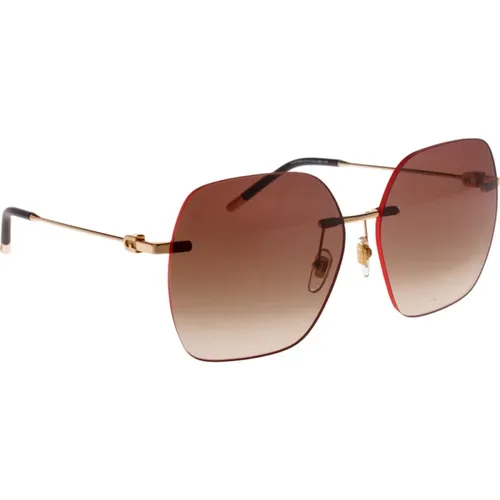 Iconic Sunglasses with Gradient Lenses , female, Sizes: 61 MM - Furla - Modalova