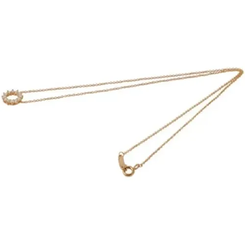 Pre-owned Jewellery, female, , Size: ONE SIZE Pre-owned Rose Gold necklaces - Tiffany & Co. Pre-owned - Modalova