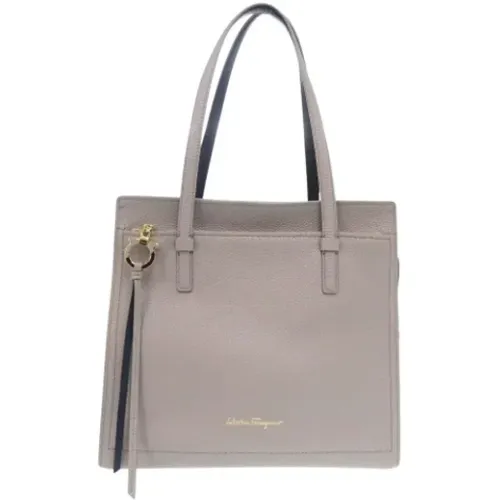 Pre-owned Leather shoulder-bags , female, Sizes: ONE SIZE - Salvatore Ferragamo Pre-owned - Modalova