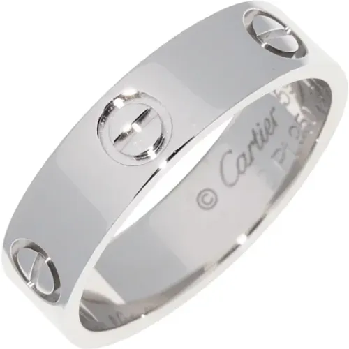 Pre-owned Metal rings , female, Sizes: ONE SIZE - Cartier Vintage - Modalova