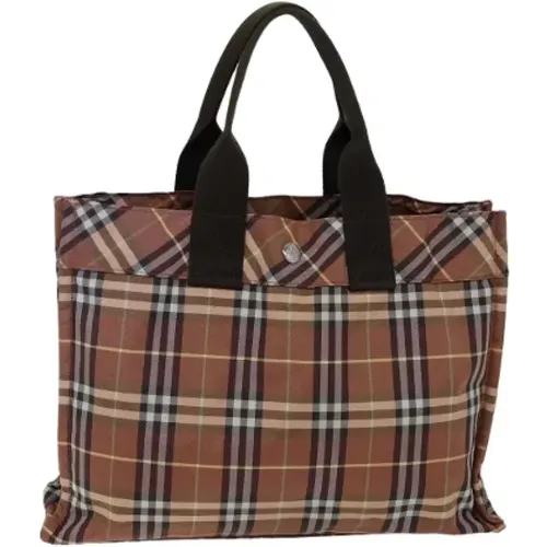 Pre-owned Tote Bags, female, , Size: ONE SIZE Pre-owned Canvas totes - Burberry Vintage - Modalova