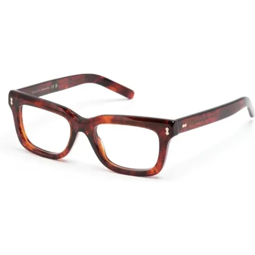 Braun/Havanna Optische Brille Stilvoll und vielseitig , Damen, Größe: 51 MM - Gucci - Modalova