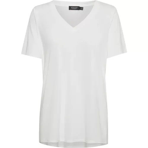 Oversize T-Shirt in Broken - Soaked in Luxury - Modalova