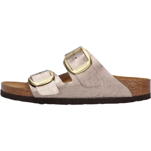 Taupe Arizona Pantoletten Bequem Modisch , Damen, Größe: 37 EU - Birkenstock - Modalova