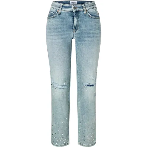 Paris Straight 9128-0078 01 - Stylish and Comfortable Jeans , female, Sizes: L - CAMBIO - Modalova
