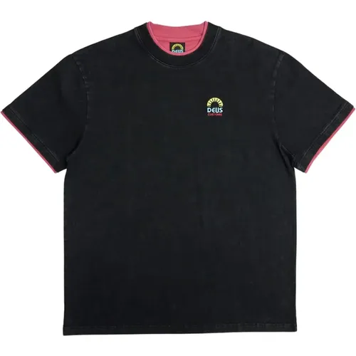 Mutiges Grafik-T-Shirt Lockere Passform , Herren, Größe: XL - Deus Ex Machina - Modalova