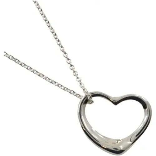 Pre-owned Jewellery, female, , Size: ONE SIZE Pre-owned Silver necklaces - Tiffany & Co. Pre-owned - Modalova