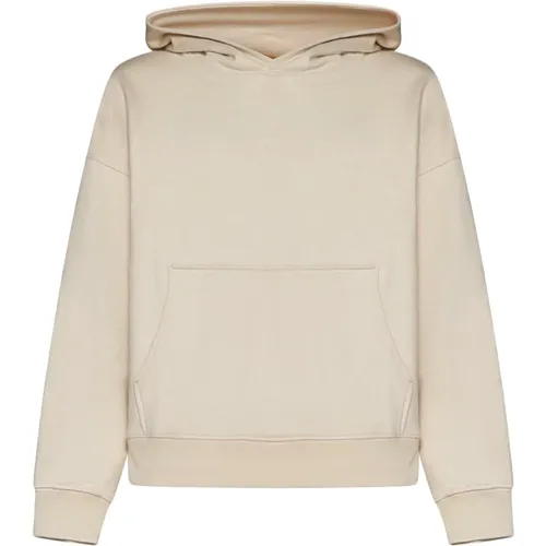 Cream White Hoodie Sweater , male, Sizes: L, M - A Paper Kid - Modalova