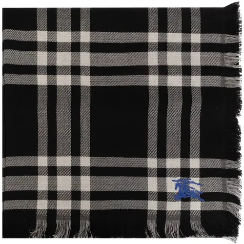 Winter Scarves, unisex, , Size: ONE SIZE Wool scarf - Burberry - Modalova