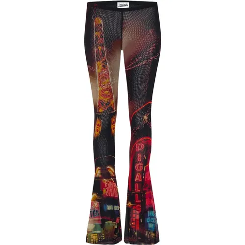 Schwarze Tüll Pigalle Print Hose , Damen, Größe: S - Jean Paul Gaultier - Modalova