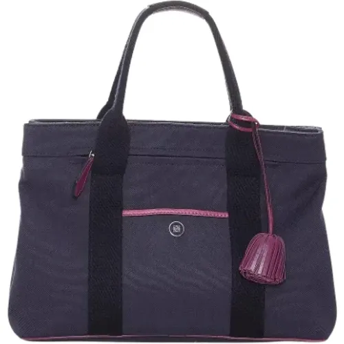 Pre-owned Tote Bags, female, , Size: ONE SIZE Pre-owned Canvas handbags - Loewe Pre-owned - Modalova