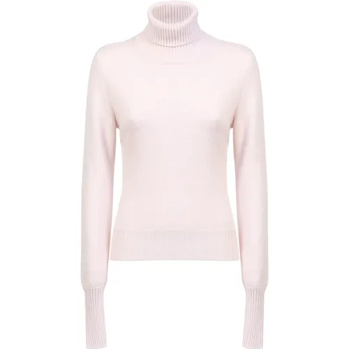 Cream Wool Turtleneck , female, Sizes: M, XS, S - MM6 Maison Margiela - Modalova