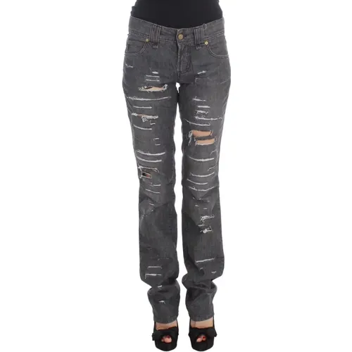 Wash Straight Fit Jeans , female, Sizes: W26 - John Galliano - Modalova