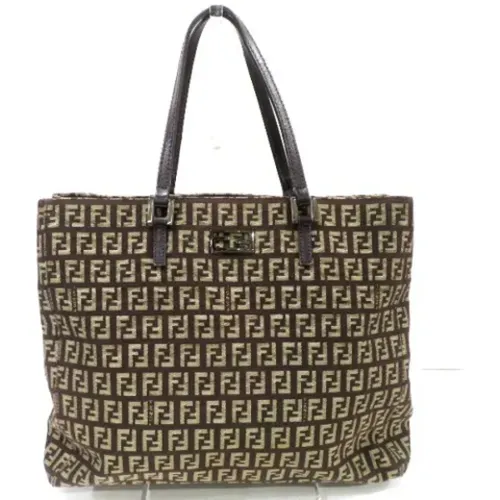 Pre-owned Tote Bags, female, , Size: ONE SIZE Pre-owned Fabric fendi-bags - Fendi Vintage - Modalova