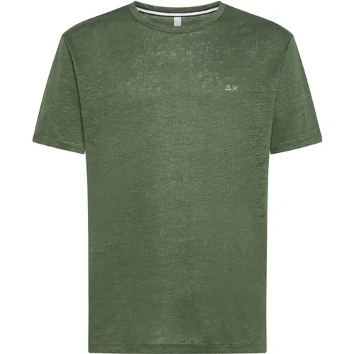 T-Shirt , male, Sizes: 2XL, M, XL, L - Sun68 - Modalova