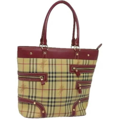 Pre-owned Canvas totes , female, Sizes: ONE SIZE - Burberry Vintage - Modalova