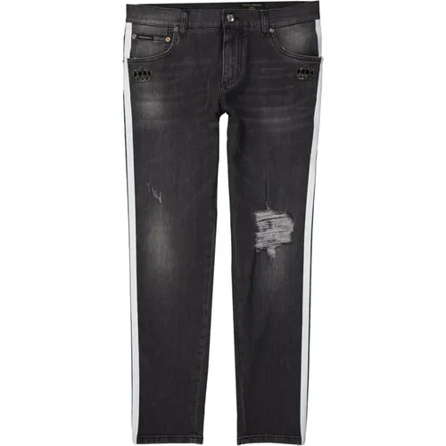 Skinny Denim Jeans for Men , male, Sizes: XL - Dolce & Gabbana - Modalova