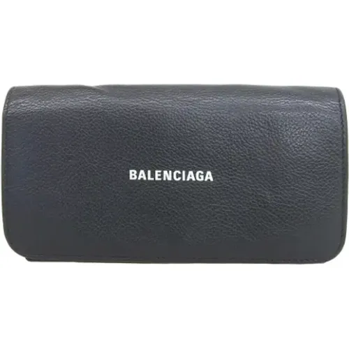 Pre-owned Wallets, female, , Size: ONE SIZE Pre-owned Leather wallets - Balenciaga Vintage - Modalova