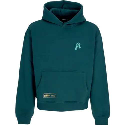 Grüner Kapuzenpullover Thresh Hoodie , Herren, Größe: S - Dolly Noire - Modalova