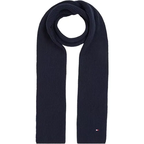 Essential Flag Scarf for Men , male, Sizes: ONE SIZE - Tommy Hilfiger - Modalova