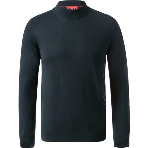 Blauer Pullover San Matteo Clean , Herren, Größe: XL - Hugo Boss - Modalova