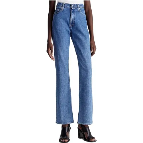 Authentische Bootcut Denim Jeans , Damen, Größe: W30 L30 - Calvin Klein - Modalova
