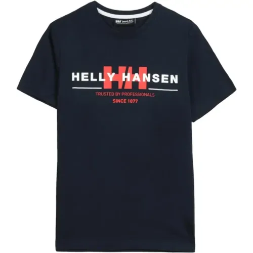 T-Shirts, male, , Size: M Graphic Cotton Tee for Everyday Use - Helly Hansen - Modalova