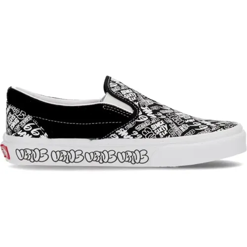 Graffiti Low-Top Slip-on Sneaker , Herren, Größe: 46 EU - Vans - Modalova