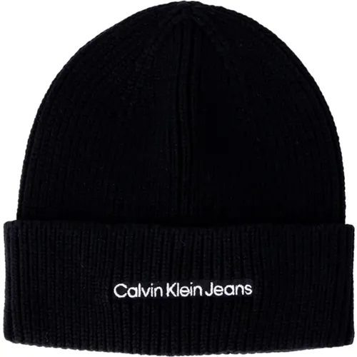 Autumn/Winter Cotton Beanie , female, Sizes: ONE SIZE - Calvin Klein Jeans - Modalova