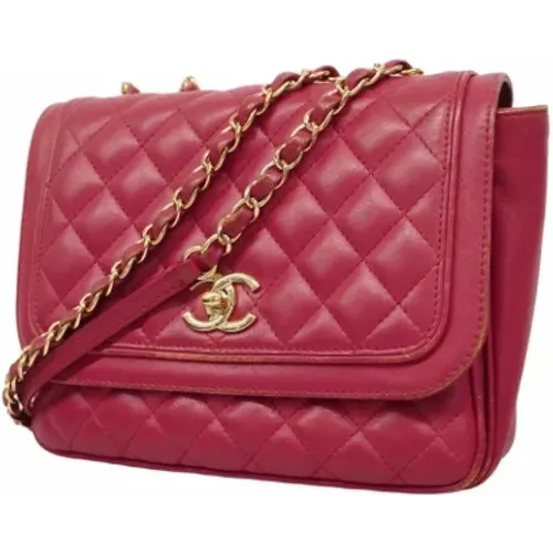 Pre-owned Leather chanel-bags , female, Sizes: ONE SIZE - Chanel Vintage - Modalova