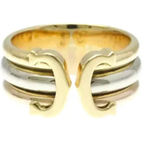 Pre-owned Gold rings , female, Sizes: ONE SIZE - Cartier Vintage - Modalova