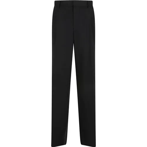 Suit Trousers, male, , Size: M Elegant Wool Trousers - Lardini - Modalova
