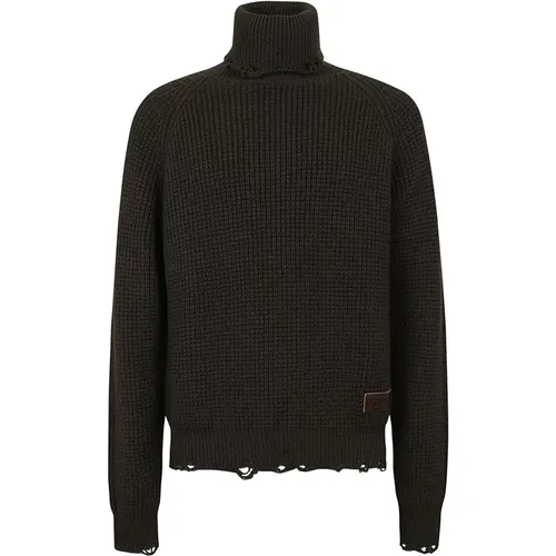 Turtlenecks, male, , Size: XL Wool Sweater Aw24 - Dsquared2 - Modalova