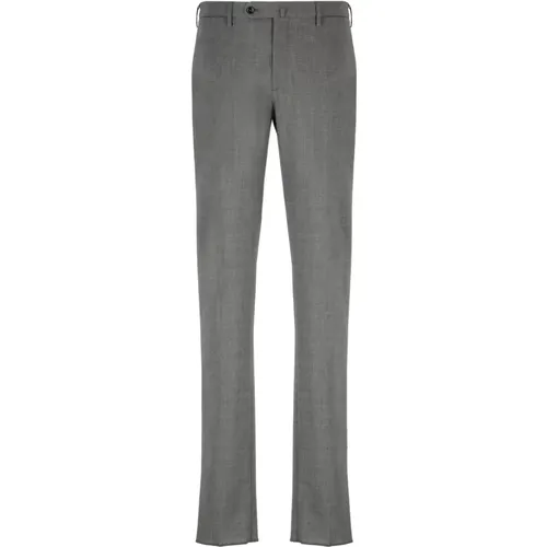 Grey Wool Blend Trousers , male, Sizes: 2XL, L, S, XL, M - Incotex - Modalova