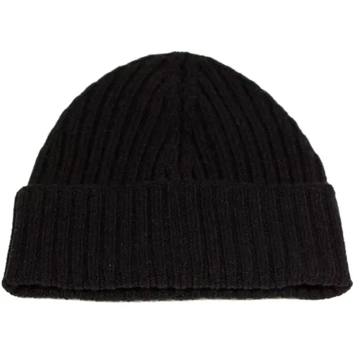 Beanies, male, , Size: ONE SIZE Ribbed Cashmere Beanie - Kangra - Modalova
