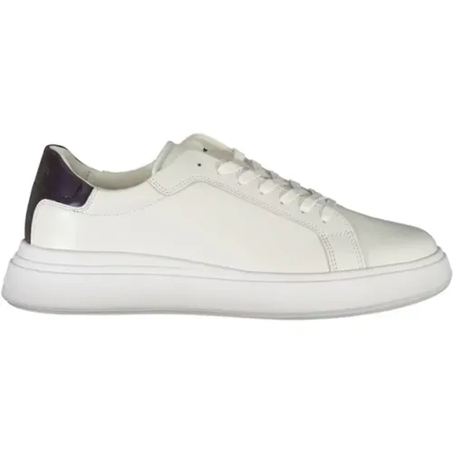 Polyester Sneaker with Laces and Logo Detail , male, Sizes: 12 UK, 11 UK, 10 UK - Calvin Klein - Modalova